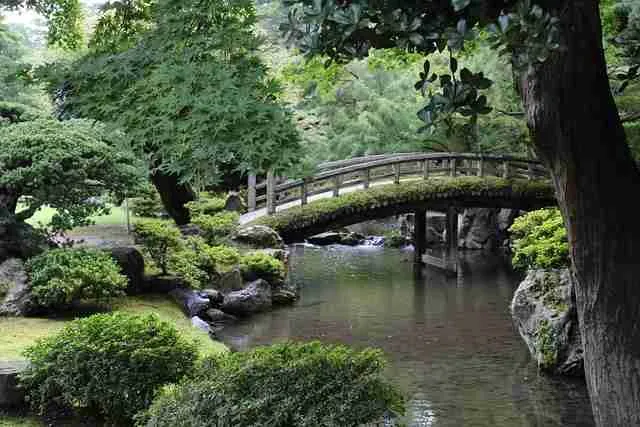 zen garden bridge